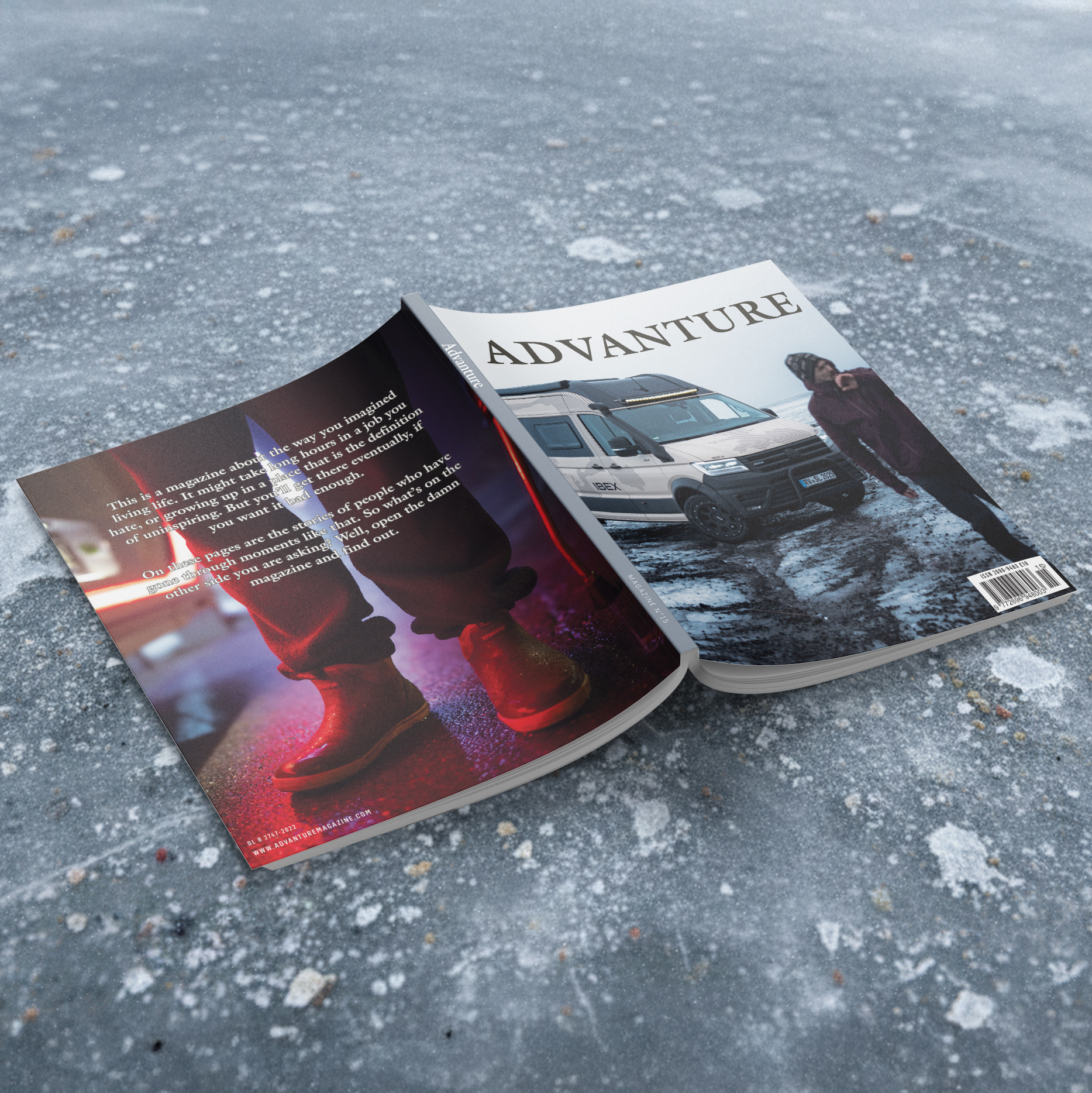 Advanture Magazine print subscription 15, 16, 17, 18